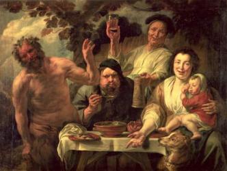 The Satyr and the Peasants | Obraz na stenu