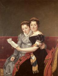 Zenaide (1801-54) and Charlotte (1802-39) Bonaparte, 1822 (oil on canvas) | Obraz na stenu