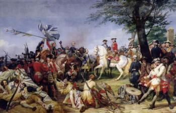 The Battle of Fontenoy, 11th May 1745, 1828 (oil on canvas) | Obraz na stenu