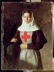 A Nurse, 1886 (oil on canvas) | Obraz na stenu