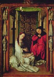 The Nativity, left wing of a triptych, c.1496 (oil on panel) | Obraz na stenu