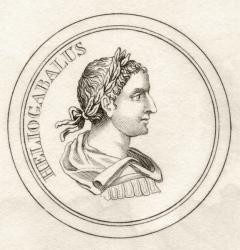 Heliogabalus, from 'Crabb's Historical Dictionary', published 1825 (litho) | Obraz na stenu