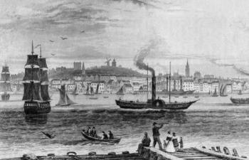 Gravesend, Kent, c.1830 (engraving) | Obraz na stenu