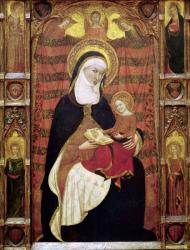 St. Anne and the Virgin (oil on panel) | Obraz na stenu