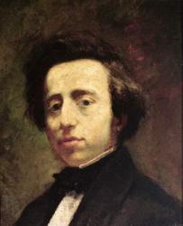Portrait of Frederic Chopin (1810-49) (oil on canvas) | Obraz na stenu