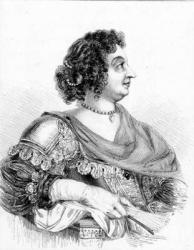 Sophia, Princess Palatine of the Rhine, published in 1825 (engraving) (b/w photo) | Obraz na stenu