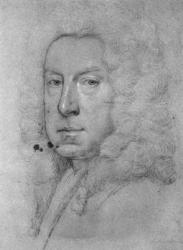 Self Portrait, c.1738 (chalk on paper) | Obraz na stenu