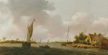 Boats in an Estuary | Obraz na stenu
