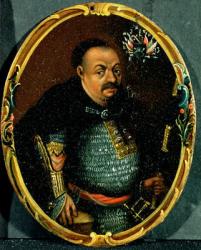 Portrait of Bohdan Khmelnytsky (c.1595-1657) (oil on panel) | Obraz na stenu