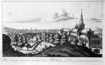 The Prospect of ye Town of Glasgow from ye North East, from 'Theatrum Scotiae' by John Slezer, published 1693 (engraving) | Obraz na stenu
