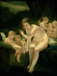 Venus Bathing or Innocence (oil on canvas) | Obraz na stenu