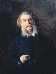 Portrait of Dmitri Vasilievich Grigorovich (1822-99), 1876 (oil on canvas) | Obraz na stenu