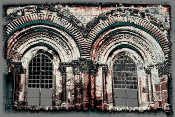 Arches, from the series Church of the Holy Sepulchre, 2016 (photograph) | Obraz na stenu