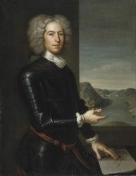 Portrait of Major General Paul Mascarene, 1729 (oil on canvas) | Obraz na stenu