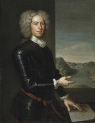 Portrait of Major General Paul Mascarene, 1729 (oil on canvas) | Obraz na stenu