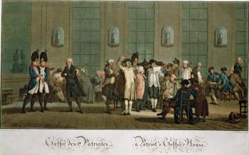 A Patriot's Coffee House (1st edition print) (19th century) | Obraz na stenu