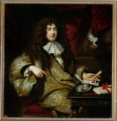 Jean-Baptiste Colbert (1651-90) Marquis de Seignelay, 1676 (oil on canvas) | Obraz na stenu