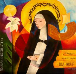 St. Catherine of Siena, 2007 (acrylic on masonite) | Obraz na stenu