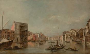 The Grand Canal in Venice with Palazzo Bembo, c.1768 (oil on canvas) | Obraz na stenu