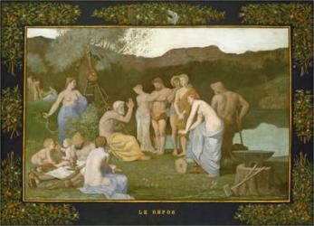Rest, c.1863 (oil on canvas) | Obraz na stenu