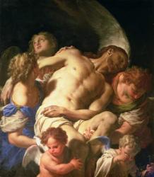 The Body of Christ Supported by Angels, c.1705-10 | Obraz na stenu