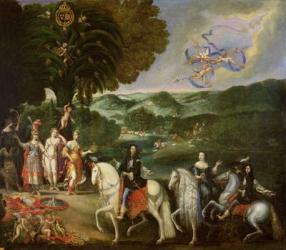 Allegory of the Marriage of Louis XIV (1638-1715) in 1631 (oil on canvas) | Obraz na stenu