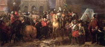 Entry of Henri IV into Paris, 22nd March 1594 (painted in 1817) | Obraz na stenu