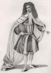 John Jeffreys, illustration from 'A catalogue of Royal and Noble Authors, Volume IV', published in 1806 (litho) | Obraz na stenu