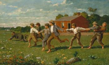 Snap the Whip, 1872 (oil on canvas) | Obraz na stenu