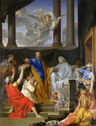 St. Peter Resurrecting the Widow Tabitha, 1652 (oil on canvas) | Obraz na stenu