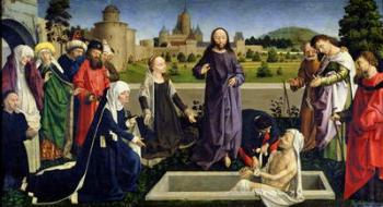 The Raising of Lazarus (oil on panel) | Obraz na stenu