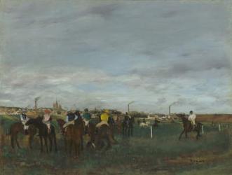 The Races, 1871-2 (oil on wood) | Obraz na stenu