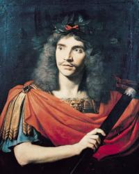 Moliere in the Role of Caesar in the Death of Pompey (oil on canvas) | Obraz na stenu