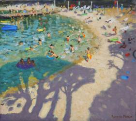 Tree shadows, on the beach, near Rovinj 2016 (2016) | Obraz na stenu