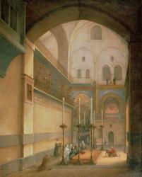 The Tomb Chapel in the Resurrection Temple in Jerusalem (oil on canvas) | Obraz na stenu