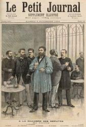 The Chamber of Deputies: The Refreshment Room, from 'Le Petit Journal', 5th November 1892 (colour litho) | Obraz na stenu