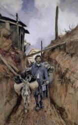 The Donkey, Somme, 1916 (oil on canvas) | Obraz na stenu