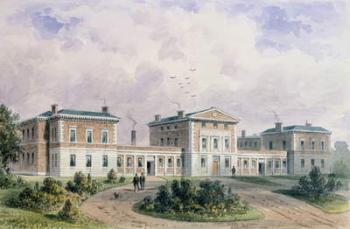 Fever Hospital, Liverpool Road, 1849 (w/c on paper) | Obraz na stenu
