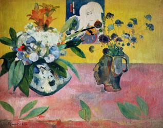 Flowers and a Japanese Print, 1889 (oil on canvas) | Obraz na stenu