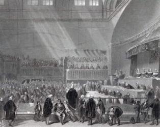 Daniel O'Connell standing trial in 1844 (engraving) | Obraz na stenu