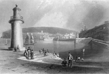 Whitehaven Harbour, c.1840-50 (engraving) | Obraz na stenu