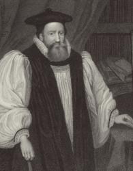 Portrait of George Abbot (1562-1633) Archbishop of Canterbury, from 'Lodge's British Portraits', 1823 (engraving) | Obraz na stenu