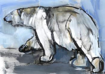 Polar, 2013, (mixed media and collage on paper) | Obraz na stenu
