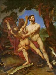Hercules and Diomedes (oil on canvas) | Obraz na stenu