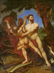 Hercules and Diomedes (oil on canvas) | Obraz na stenu