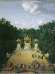 The Groves of the Baths of Apollo in the Gardens of Versailles, 1713 (oil on canvas) | Obraz na stenu