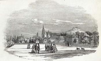Coburg, engraved by W.J. Linton, from 'The Illustrated London News', 13th September 1845 (engraving) | Obraz na stenu