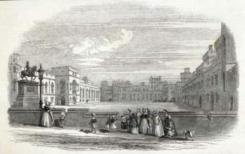 The Great Quadrangle, Windsor Castle, from 'The Illustrated London News', 10th October 1846 (engraving) | Obraz na stenu