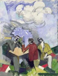 The Conquest of the Air, 1913 (oil on canvas) | Obraz na stenu