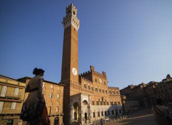 Siena, Italy. Piazza del Campo. (photo) | Obraz na stenu